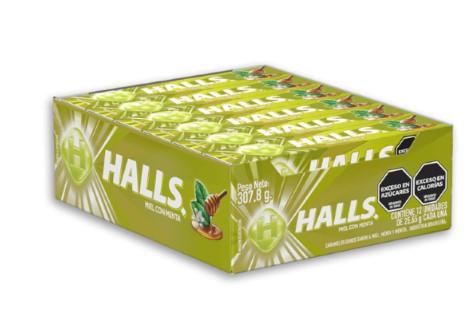 CARAMELO HALLS MIEL CON MENTA